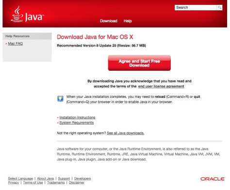 Java runtime environment download for mac os x64